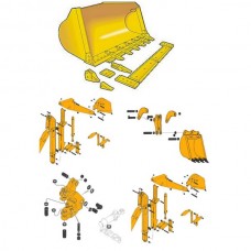 Гидроцилиндр ковша K1011434A Doosan