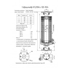 Гидроцилиндр КГЦ310А.4-120-1024