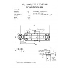 Гидроцилиндр КГЦ716.160-70-800