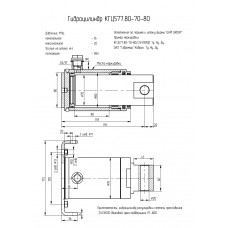 Гидроцилиндр КГЦ577.80-70-80