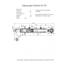Гидроцилиндр КГЦ566.60-50-750
