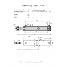 Гидроцилиндр КГЦ868.125-63-710
