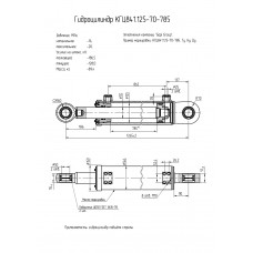 Гидроцилиндр КГЦ841.125-70-785