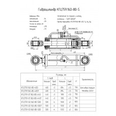 Гидроцилиндр КГЦ759-01.160-80-440