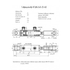 Гидроцилиндр КГЦ843.40-25-60