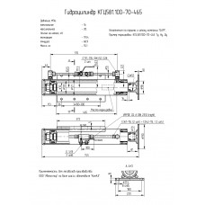 Гидроцилиндр КГЦ581.100-70-465