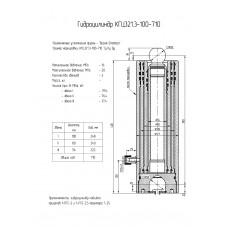 Гидроцилиндр КГЦ321.3-100-710