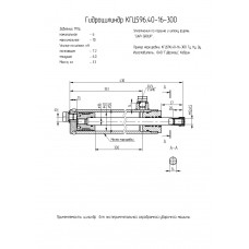 Гидроцилиндр КГЦ596.40-16-300