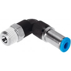 Штуцер цанговый угловой, самозапирающийся Festo QSKL-1/8-6