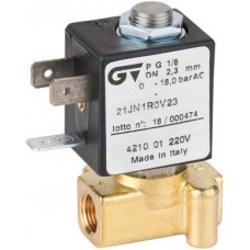 Соленоидный клапан прямого действия GENEBRE 4210-01-220V NC Ру18 Ду2,5 (PN18 DN2,5 )