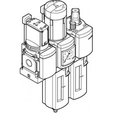 Блок подготовки воздуха, комбинация Festo MSB6N-1/2:C3J1M1-WP