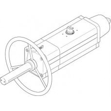 Неполноповоротный привод Festo DAPS-0360-090-RS3-F1012-MW
