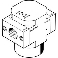 Распределитель плавного пуска Festo HEL-1/4-D-MINI-NPT