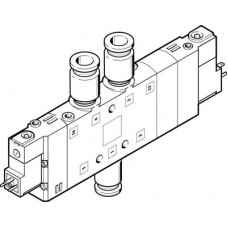 Распределитель с электроуправлением Festo CPE24-M1H-5/3G-QS-12