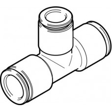 Тройник цанговый переходной Festo NPQH-T-Q6-Q4-P10