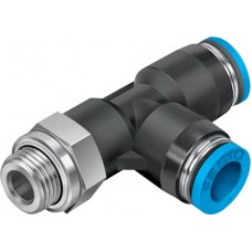 Тройник цанговый с резьбой переходной Festo QSTL-G3/8-12