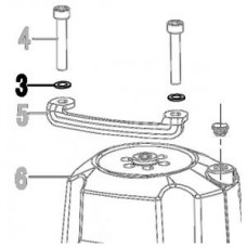 Запчасть 630 070 SPRING WASHER 6 Шайба гровер CN55R-4 CN70R-92 CN80R-3 CN90R-3 CN100R-93